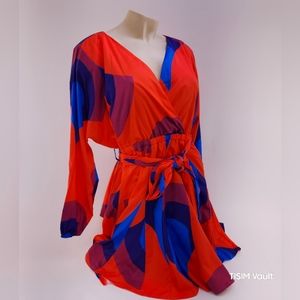 Iymoo v-neck dress xxl,